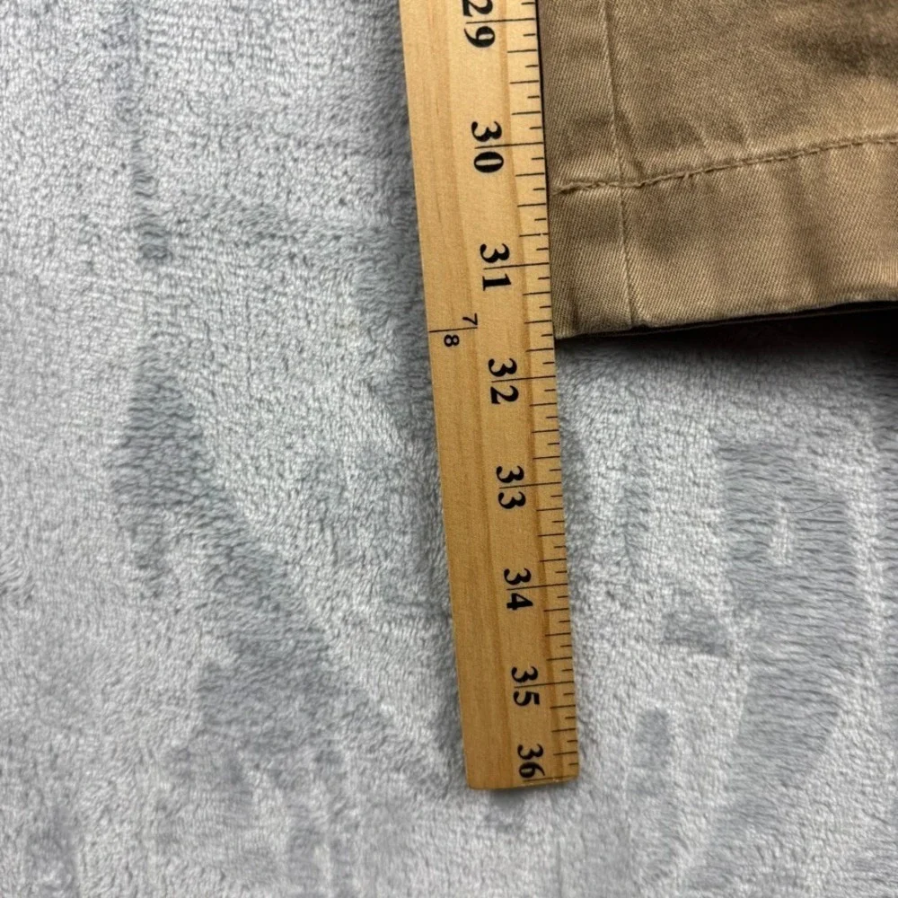 J Crew Pants Mens 33x32 Beige Tan 770 Straight Chinos Stretch Khaki Twill